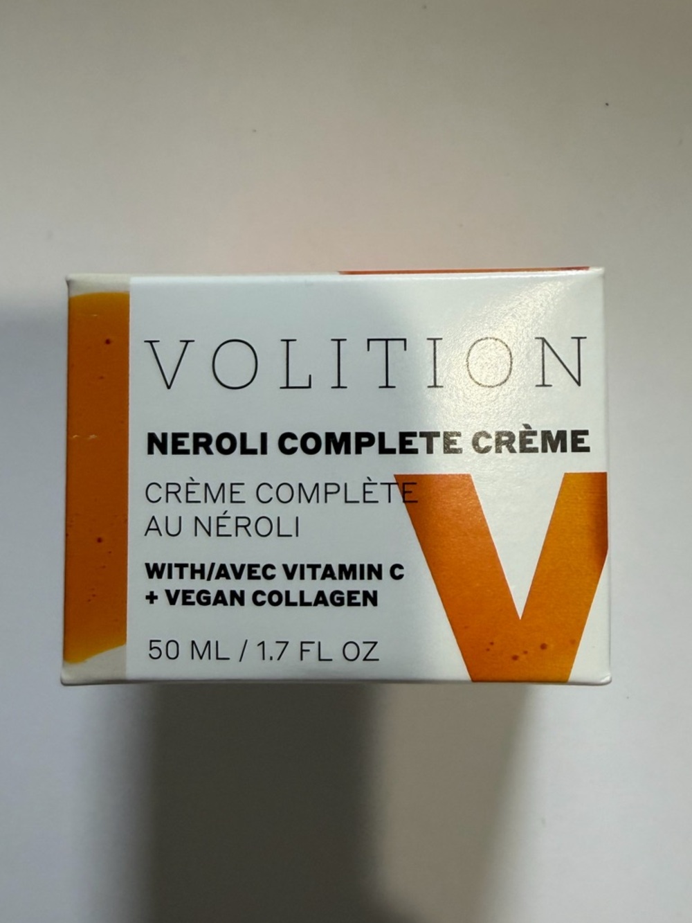 Volition Neroli Complete Crème with Vitamin C  1.7 Fl Oz (50 ml) NEW IN BOX